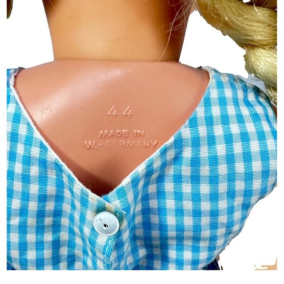 Schildkrot Crier Doll 18 in Blonde 44 Turtle Mark W Germany Plastic Working - Picture 7 of 16